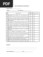 Cherry Picker Inspection Checklist | PDF