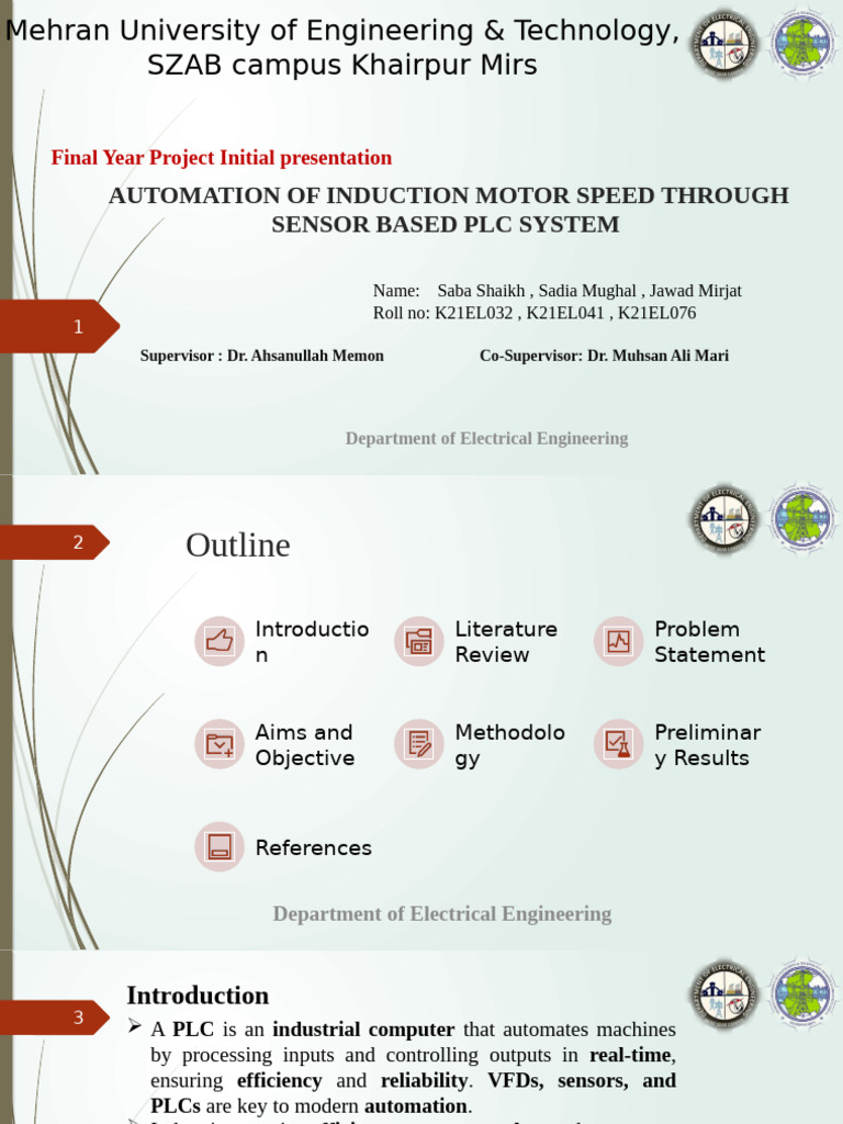 Sensor-Based PLC for Motor Speed Control | PDF | Automation ...