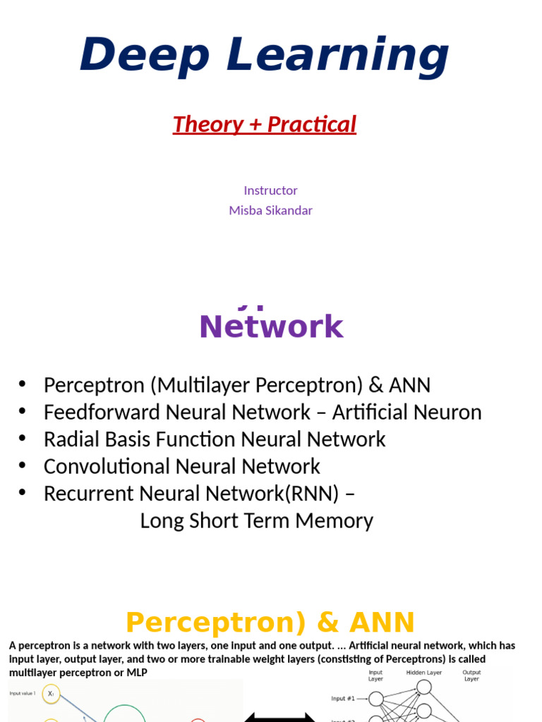 Deep Learning Neural Network Overview | PDF | Learning | Theoretical ...