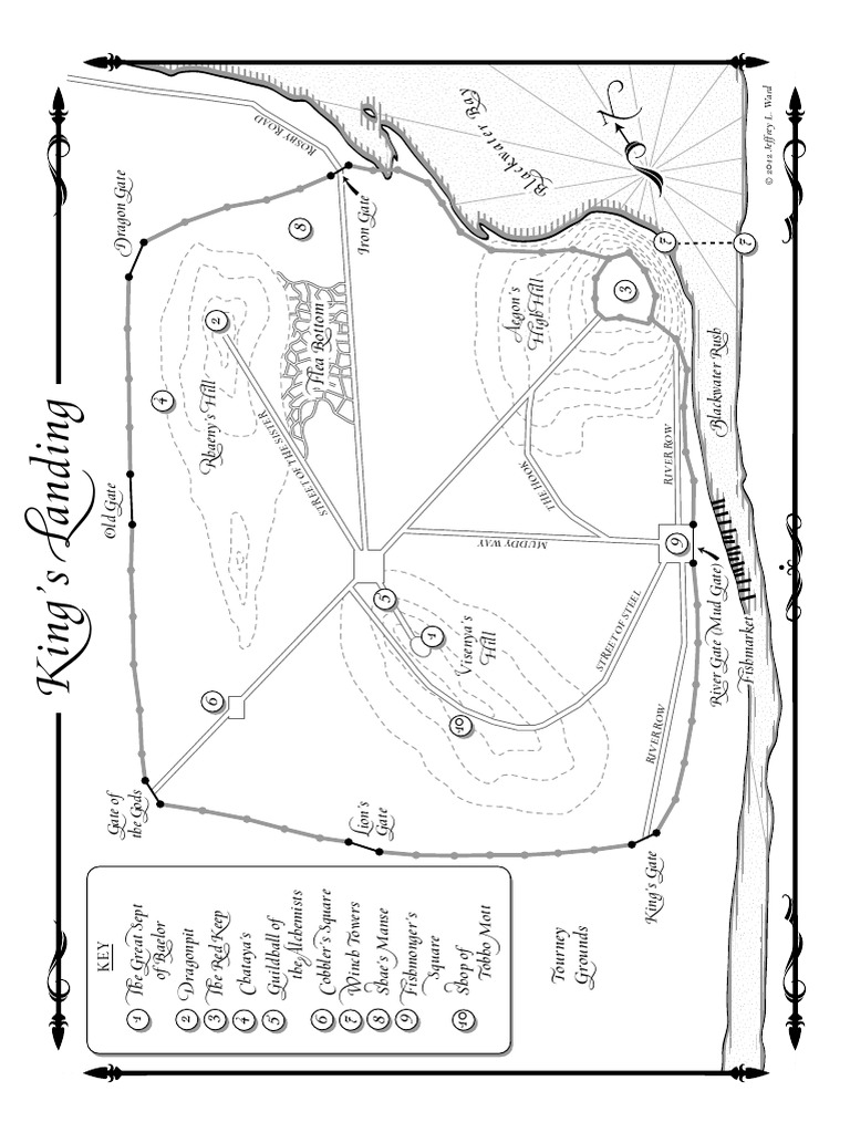 King’s Landing Map and Landmarks Guide | PDF