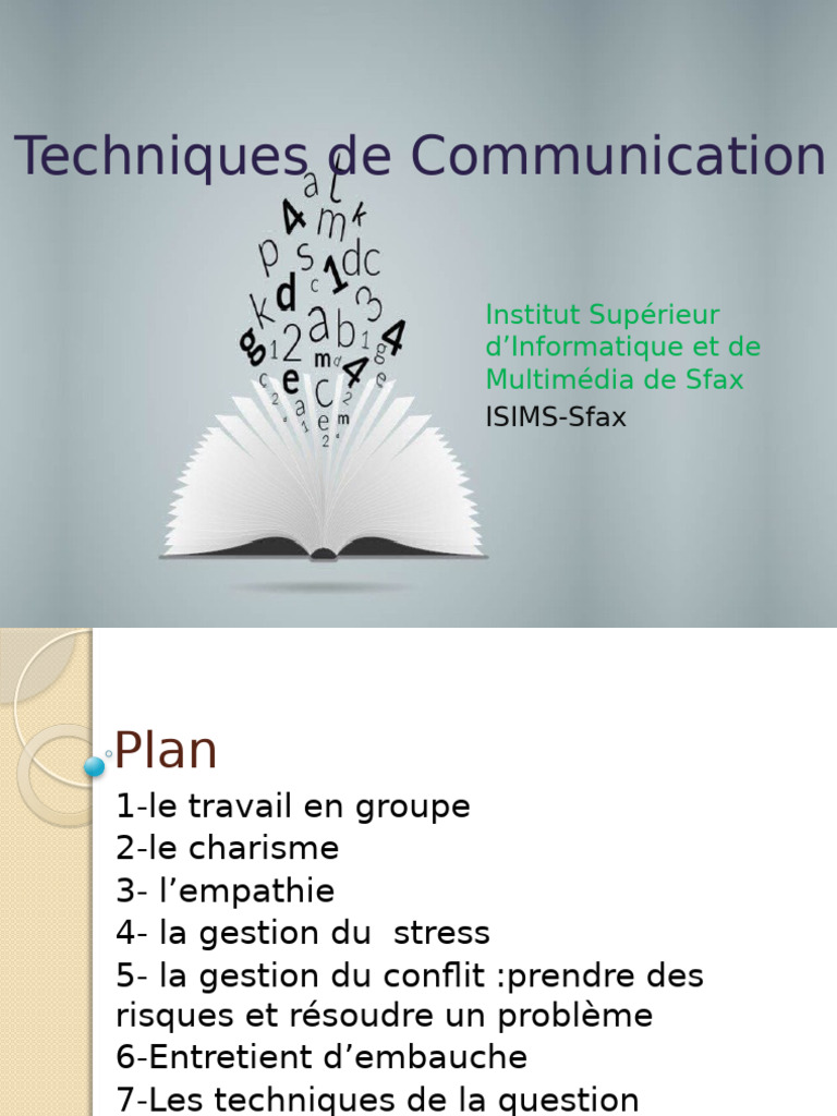 Techniques de Communication Efficaces | PDF