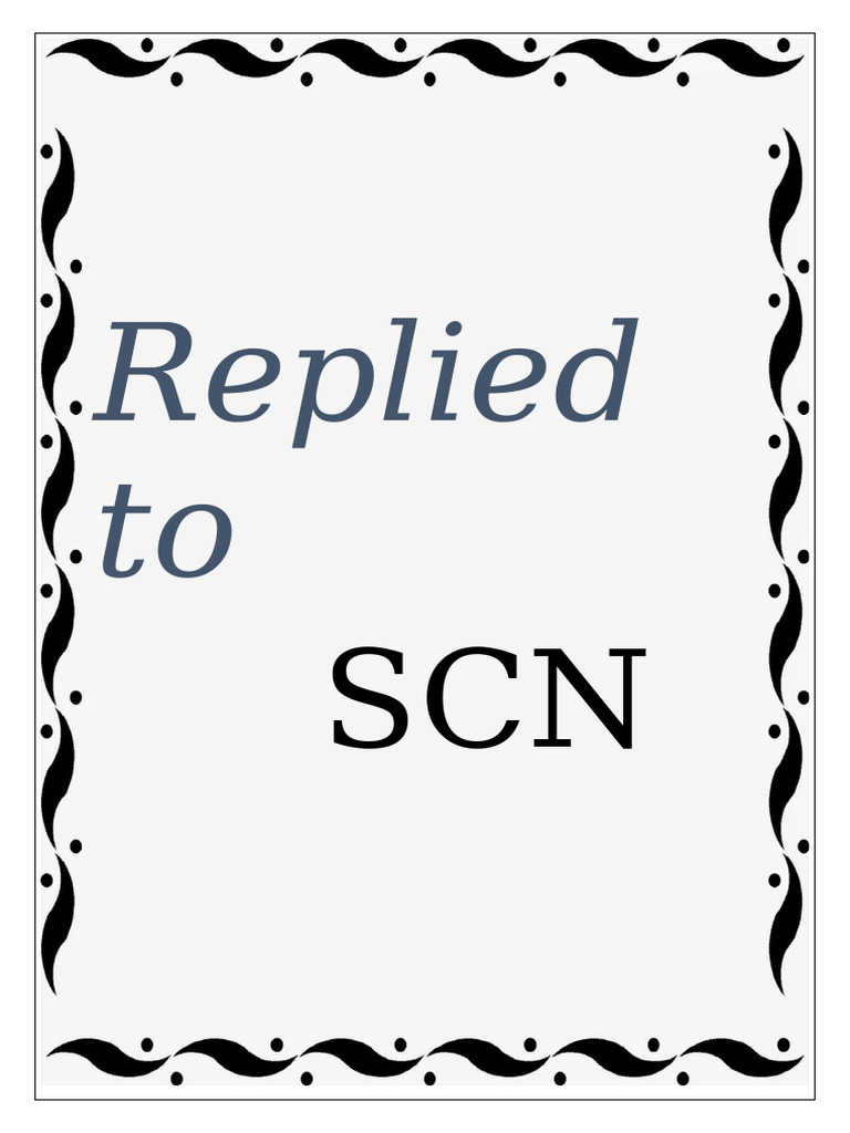 SCN Response Overview | PDF