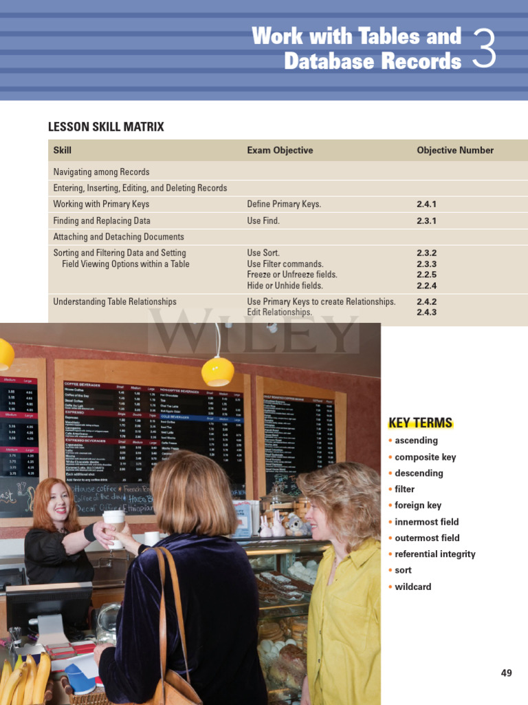 Notes 3 - Work With Tables and Database Records | PDF | Cursor (User ...