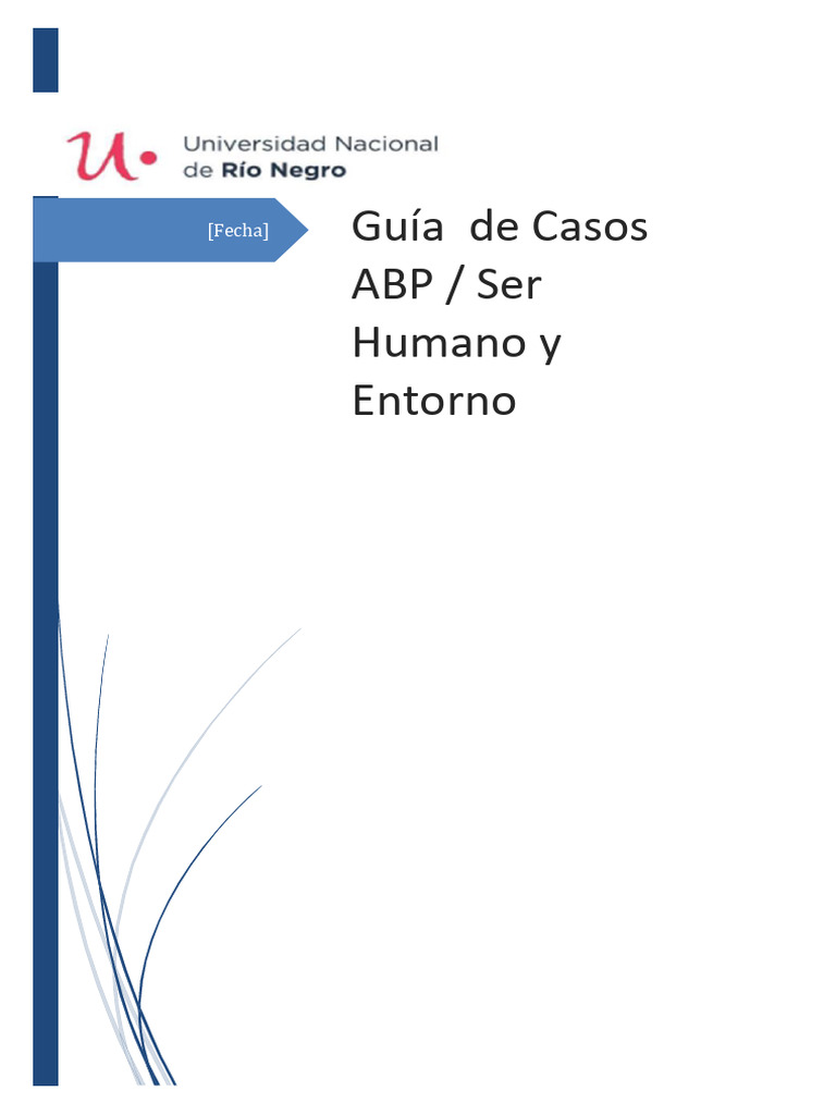 Guía ABP: Ser Humano y Entorno 2025 | PDF | Cerebro | Neurología