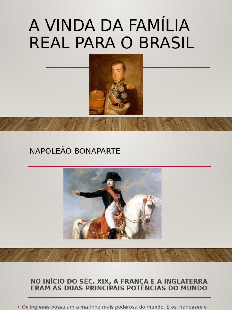 A Vinda Da Família Real para o Brasil | PDF | Brasil | Portugal