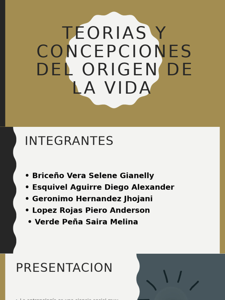 Teorías del Origen de la Vida | PDF | Abiogénesis | Vida