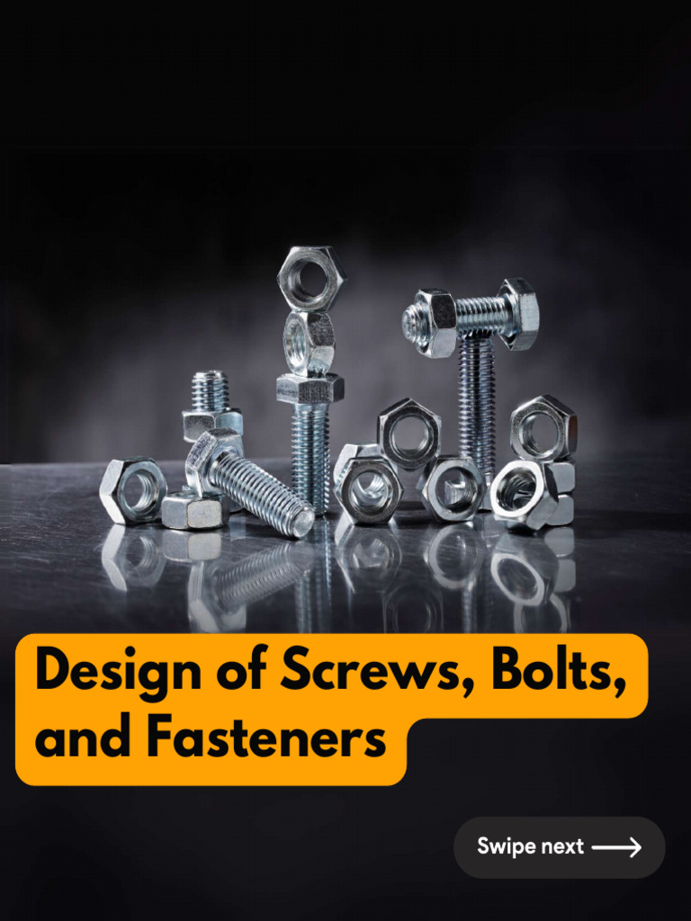 Types of Screws and Bolts Explained | PDF