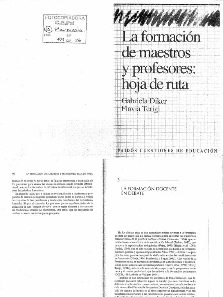 Formación Docente Retos Y Transformaciones Pdf Maestros Enseñando