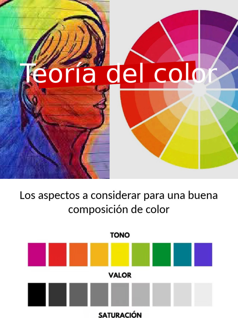 Composición de Color: Tono, Valor y Saturación | PDF | Color | Matiz