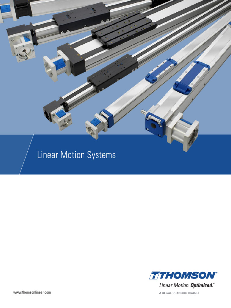 Linear Motion Systems Cten | PDF | Automation | Manufactured Goods