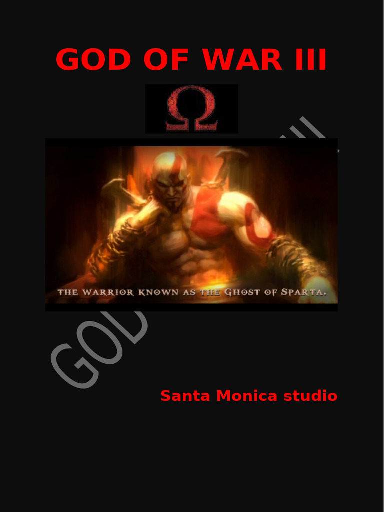 Kratos: The God of War's Journey | PDF