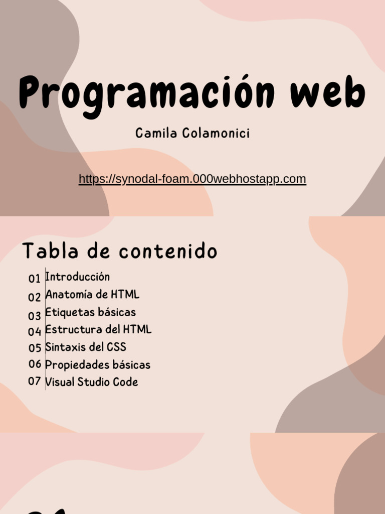 Fundamentos de HTML y CSS para Web | PDF | HTML | Programación de ...