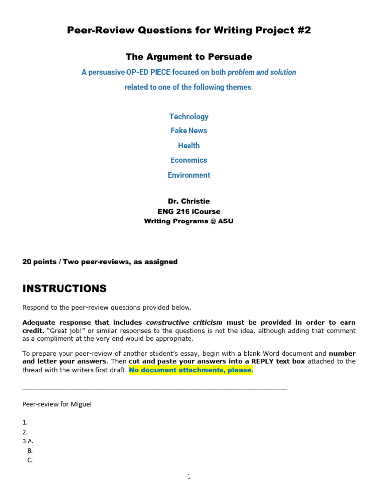 Peer-Review Questions for WP2_S2025B | PDF | Hyperlink | Thesis
