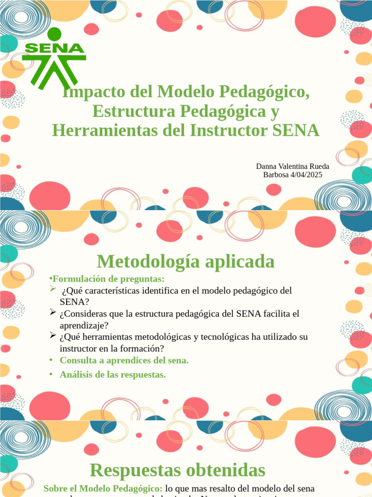 Impacto del Modelo Pedagógico SENA | PDF | Enseñando | Comunicación humana