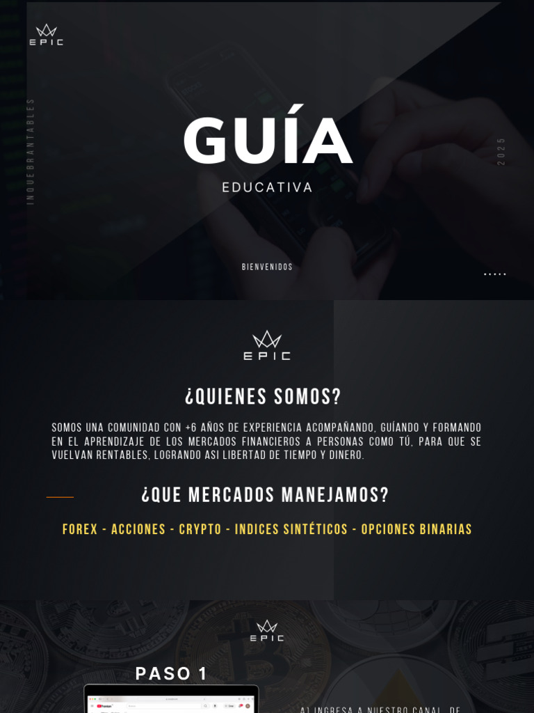 Guía de Trading en Mercados Financieros | PDF | Comerciante (Finanzas ...