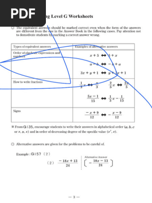 g level kumon | PDF