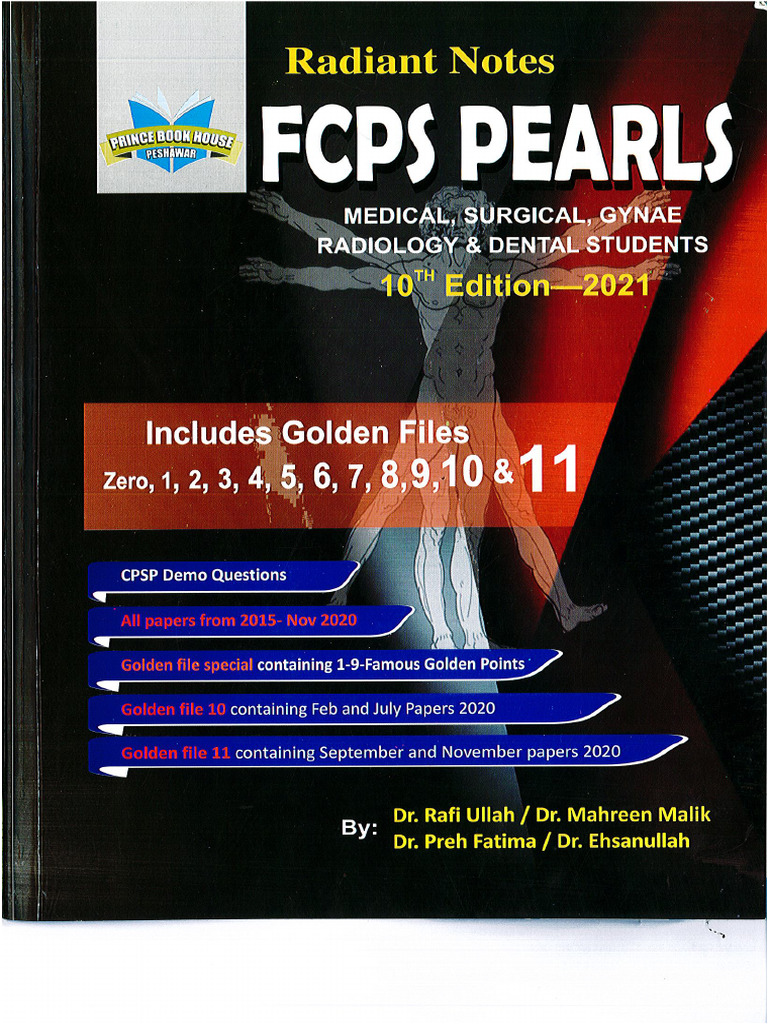 Radiant Notes FCPS Pearls 10th Edition | PDF