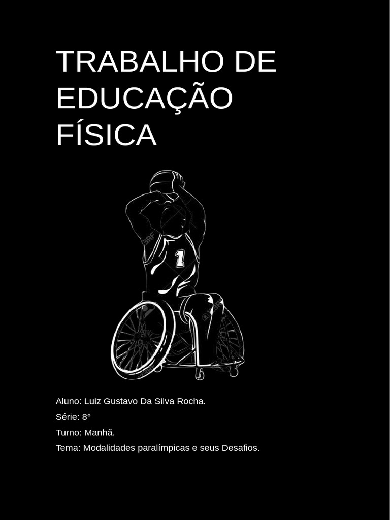 Trabalho de Educação Física Atualizado | PDF | Jogos Paraolímpicos ...