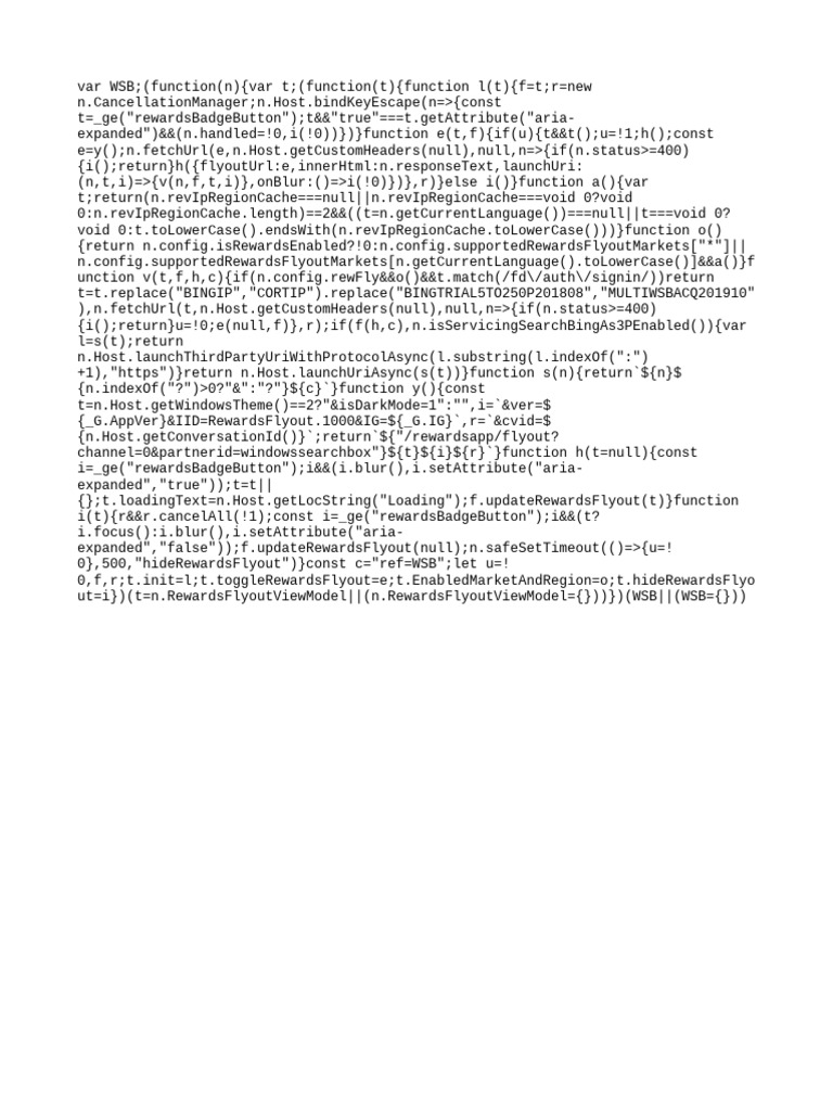 JavaScript Rewards Flyout Functionality | PDF