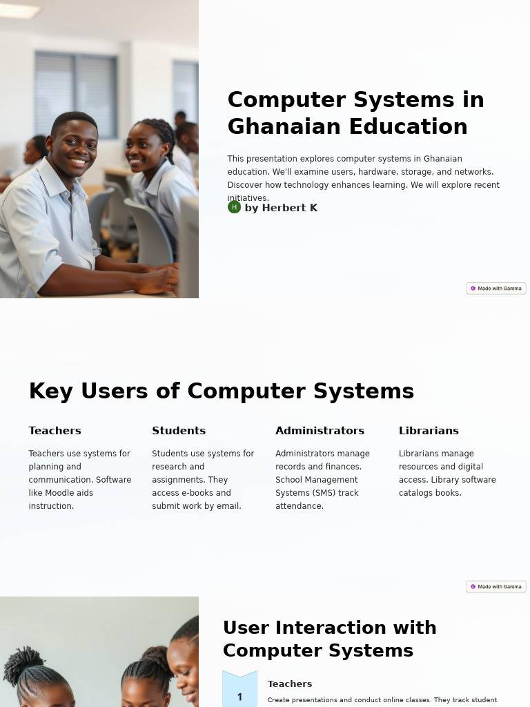 Computer Systems in Ghanaian Education | PDF | Computer Network ...