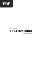 Itaucultural - Revista Observatorio n.1
