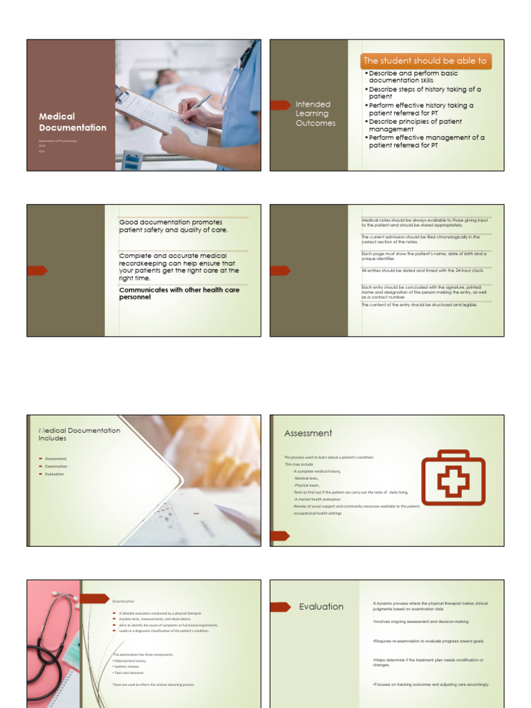 Essential Medical Documentation Skills | PDF | Physical Therapy ...
