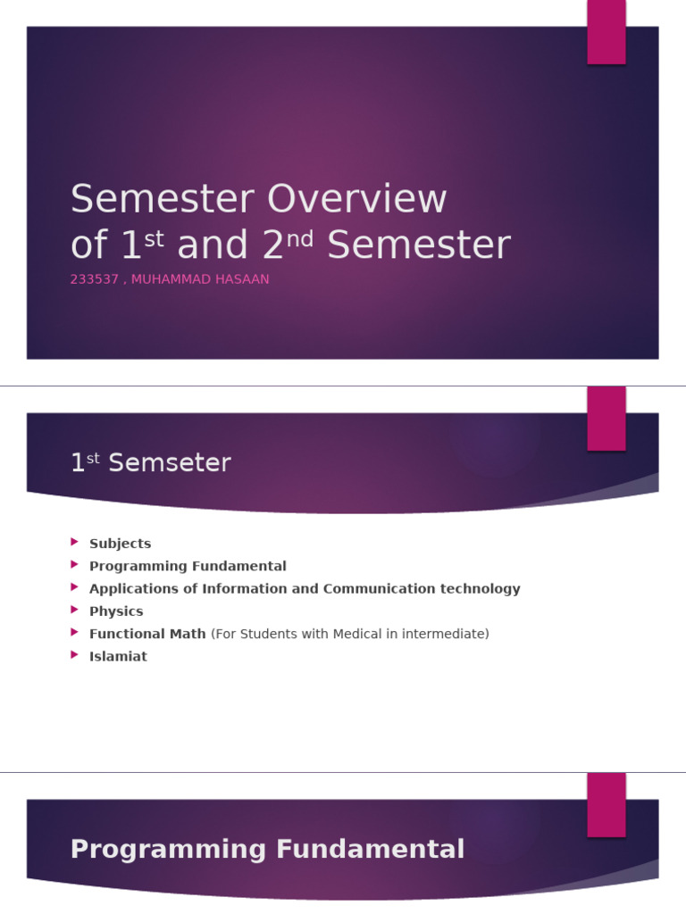 Semester Owerviews | PDF | Databases | Discrete Mathematics