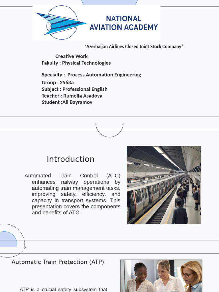 Automated Train Control | PDF