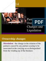 14 - Partnerships - Ownership Changes and Liquidation