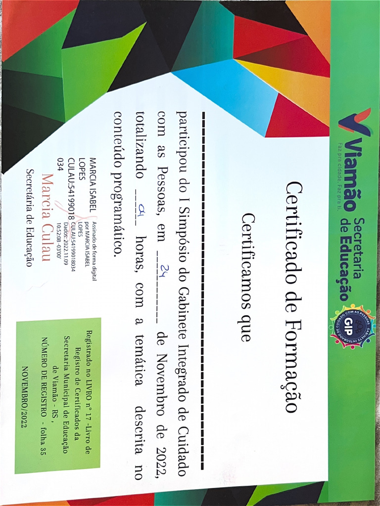 Certifica Do | PDF