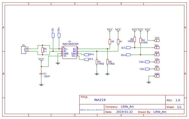 INA219 Circuit Schematic Diagram | PDF