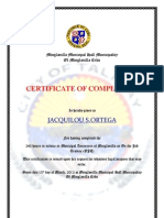 Certificate of Completion - Docojt