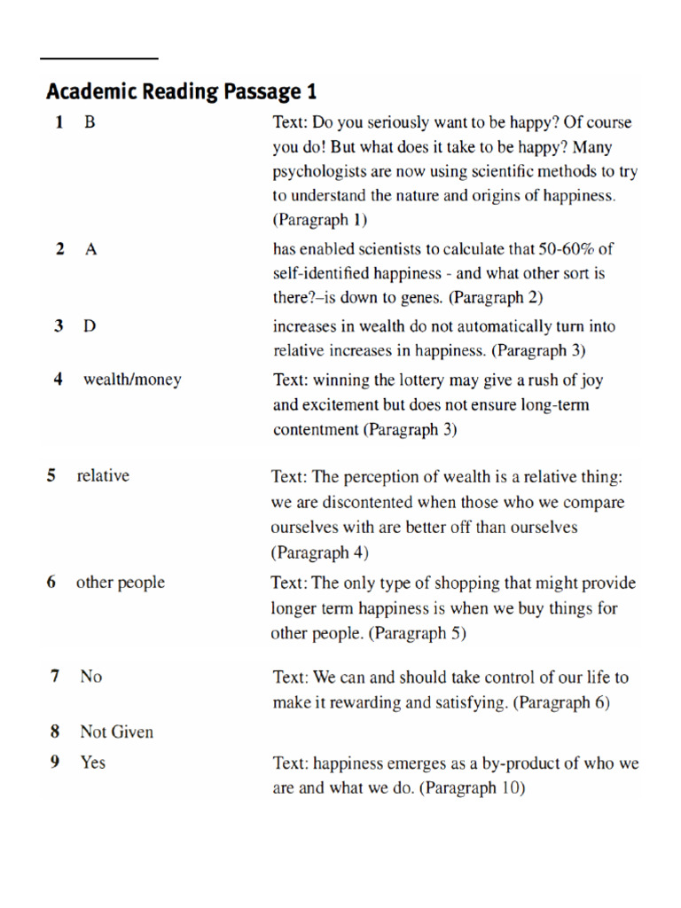 (Keys) Mock Test 7 | PDF