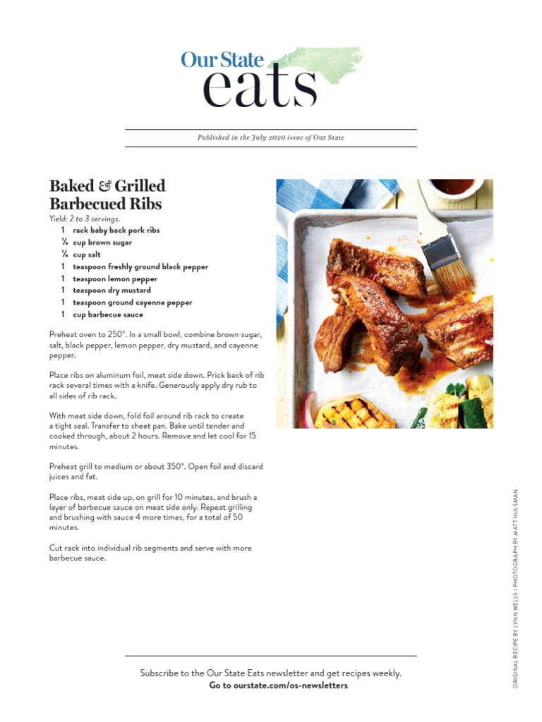 Barbecued Ribs Recipe Guide | PDF