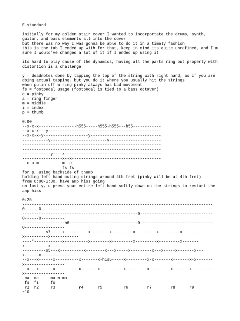 Golden Stair Crazy Tab | PDF | String Instruments | Celtic Musical ...