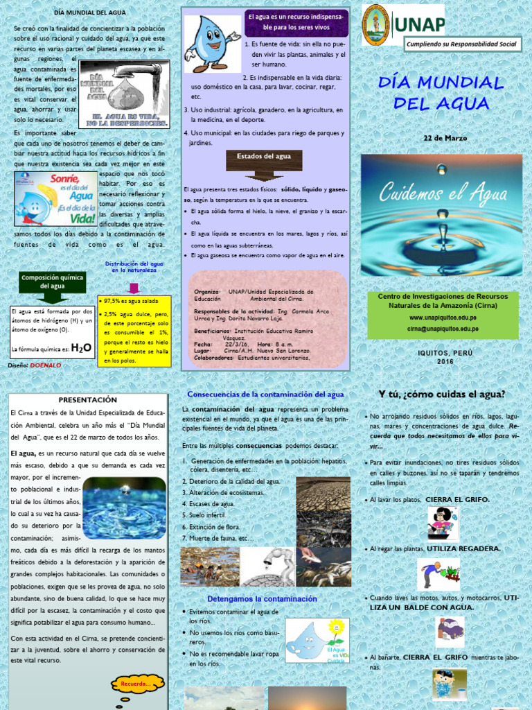 Conciencia sobre el uso del agua | PDF | Agua | Geografía Física