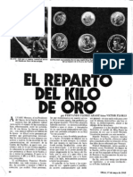 El reparto del kilo de oro