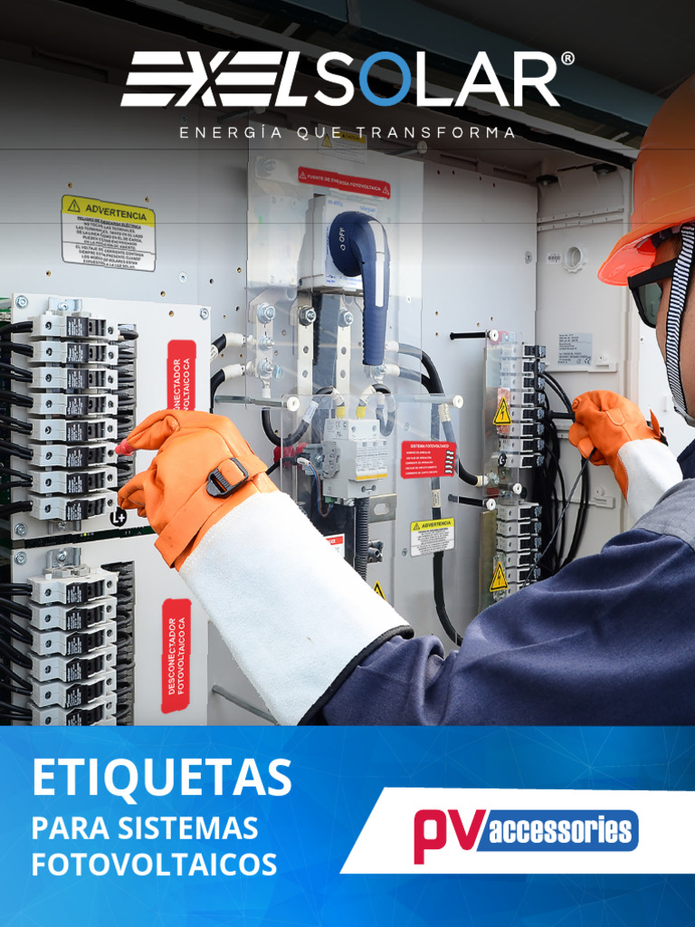 Etiquetas para Sistemas Fotovoltaicos | PDF | Ingenieria Eléctrica