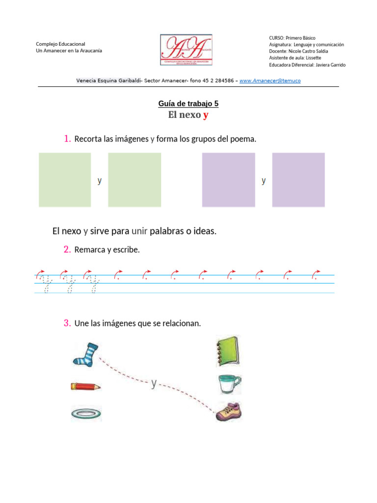 Actividades de Lenguaje para Primero Básico | PDF