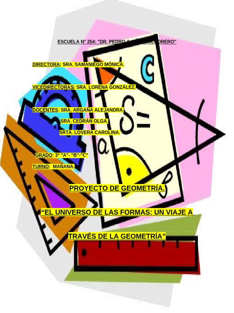 Proyecto de Geometría en Secundaria | PDF | Rectángulo | Geometría
