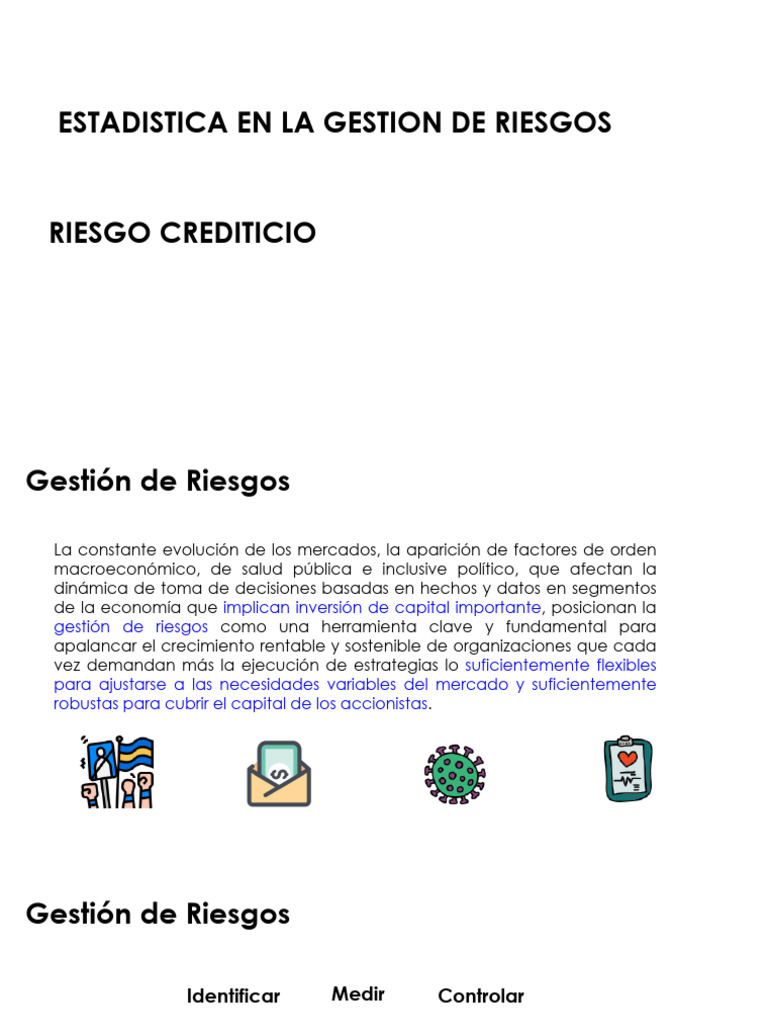 Gestion de Riesgos - Riesgo Credito | PDF | Riesgo crediticio | Opción ...