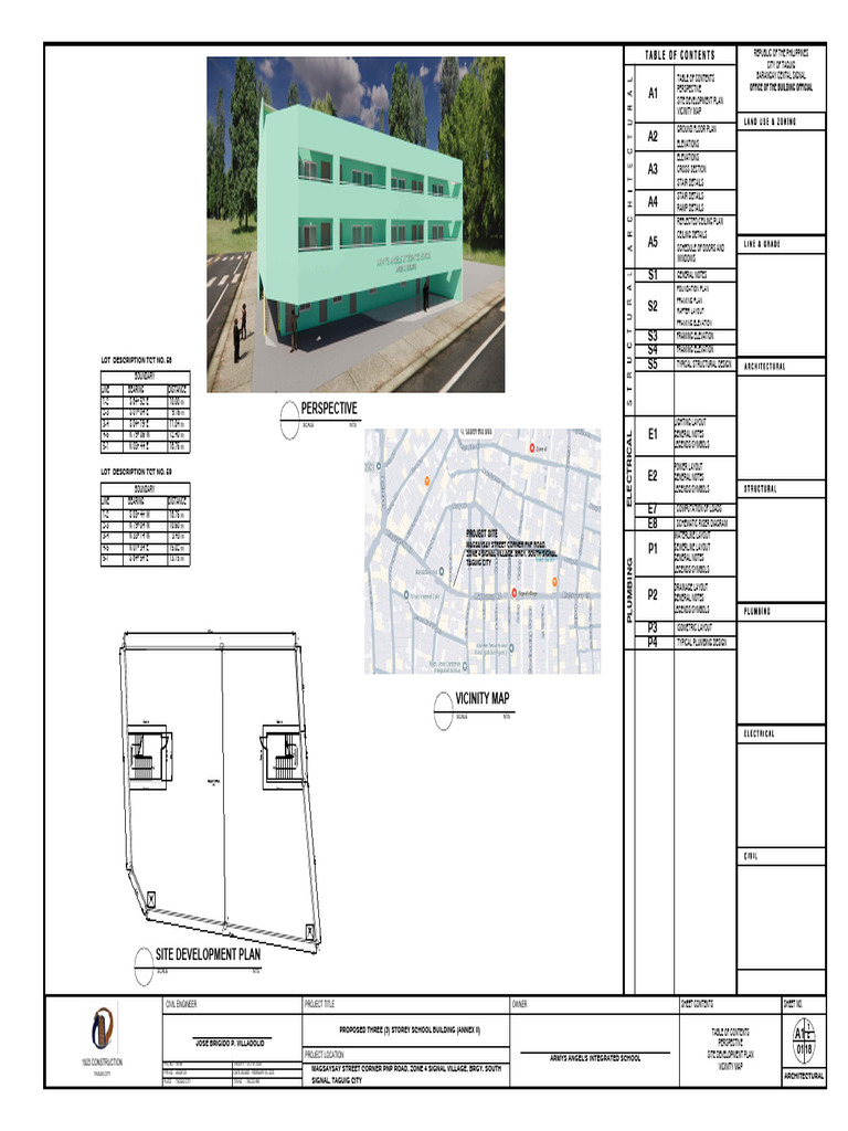 Proposed Three-Storey School Building | PDF
