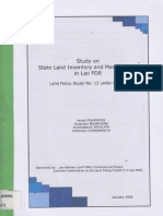 Study On State Land Inventory and Monagent in Lao PDR Land Policy Study No.12 Under LLTP II
