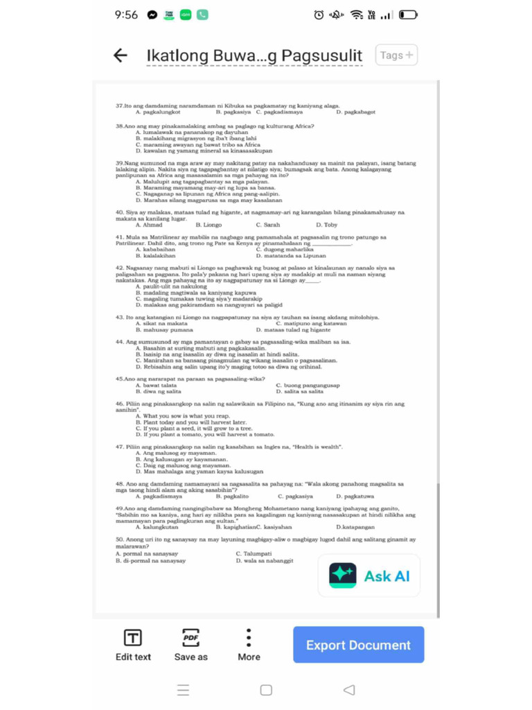Filipino | PDF