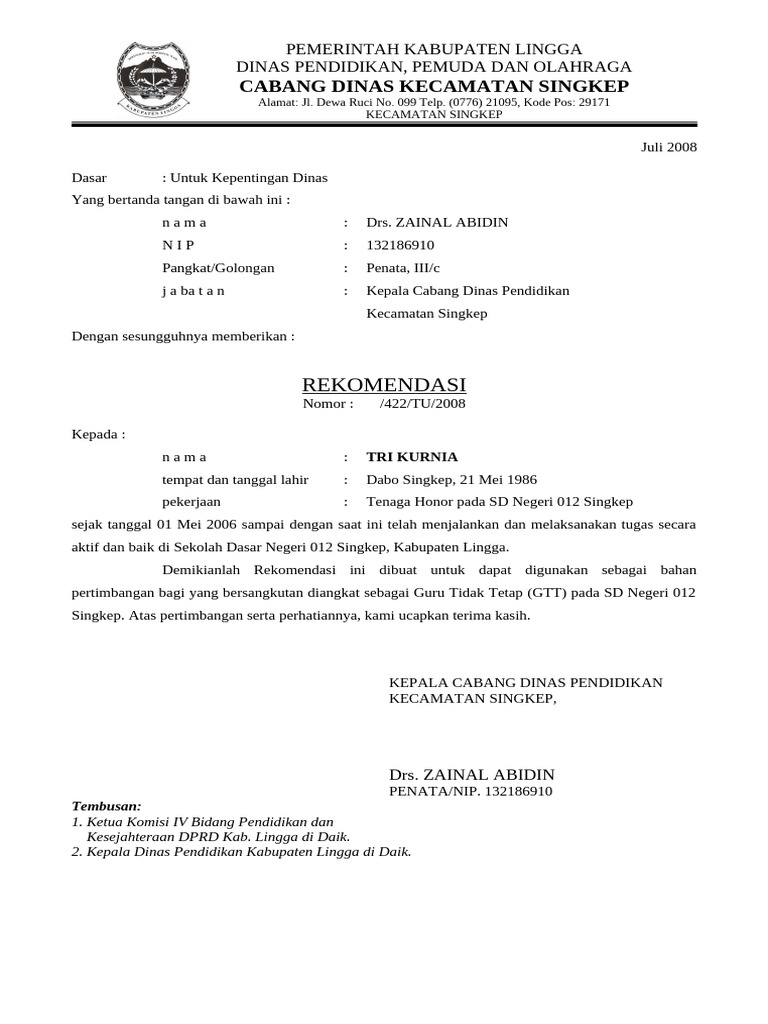 Rekomendasi | PDF