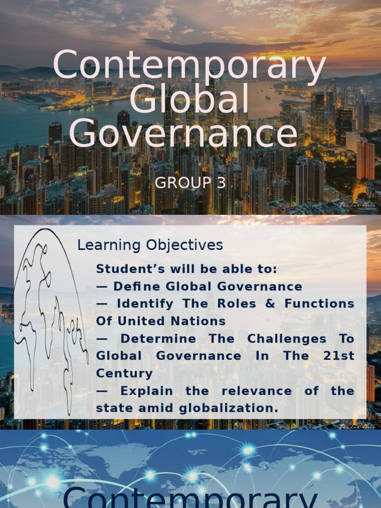 Understanding Global Governance Essentials | PDF | United Nations ...
