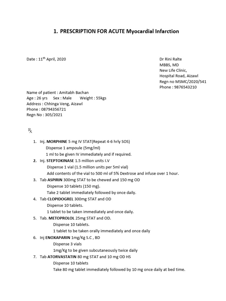 Understanding BD, OD, and HS in Prescriptions | PDF | Medical ...