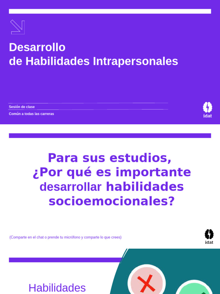 Las Habilidades Socioemocionales - Parte 2 | PDF | Las emociones ...