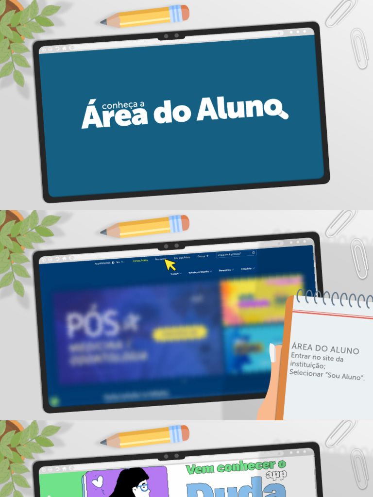 Conhecendo A Área Do Aluno | PDF