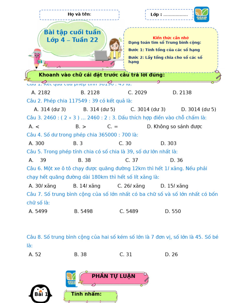 22.BTCT 22 - TOÁN - KNTT | PDF